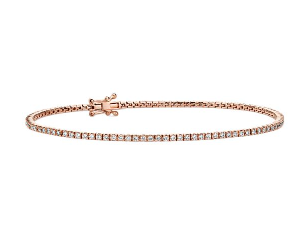 Certified Lab Grown Diamond Tennis Bracelet