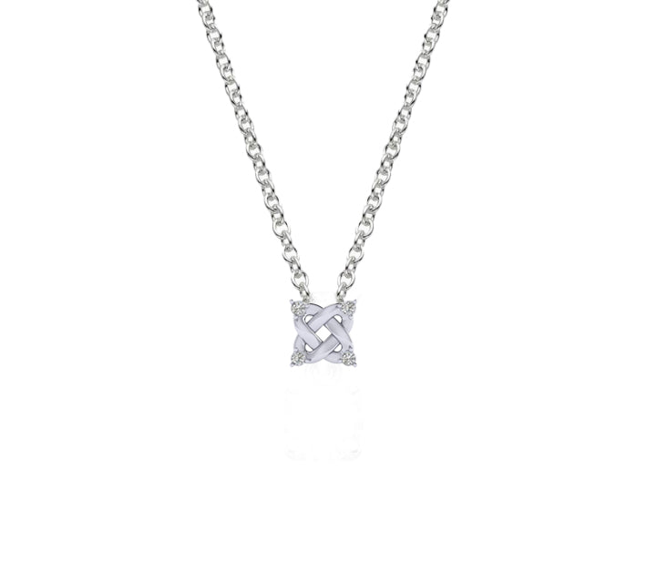 VHL Alliance Pendant in Certified Lab Grown Diamonds, Small
