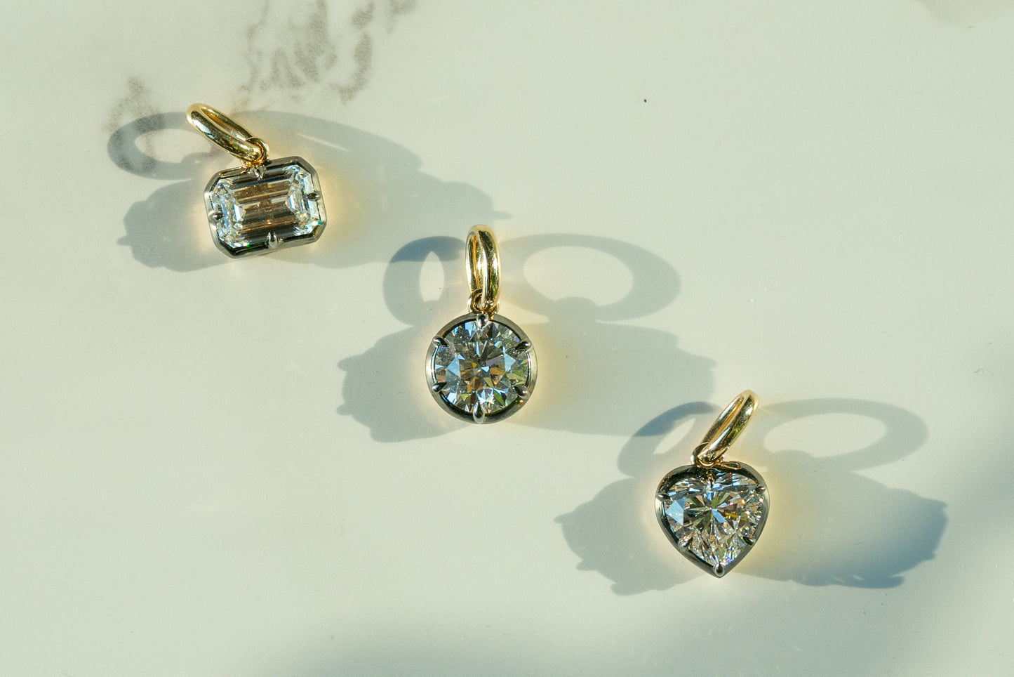 Antique Georgian Style Round Diamond Pendant