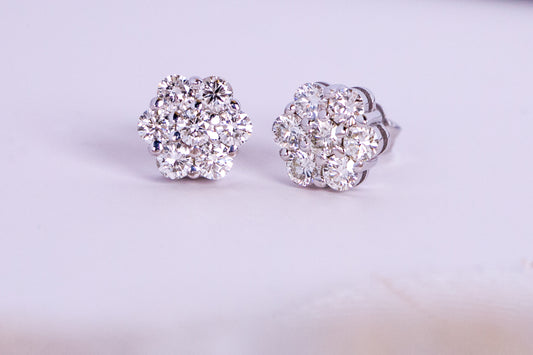 Camellia Diamond Earrings