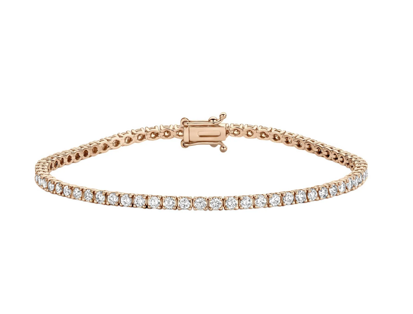 Certified Lab Grown Diamond Tennis Bracelet