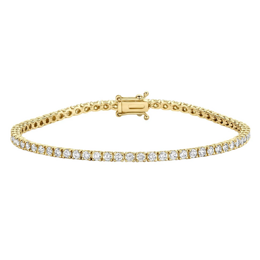 Certified Lab Grown Diamond Tennis Bracelet