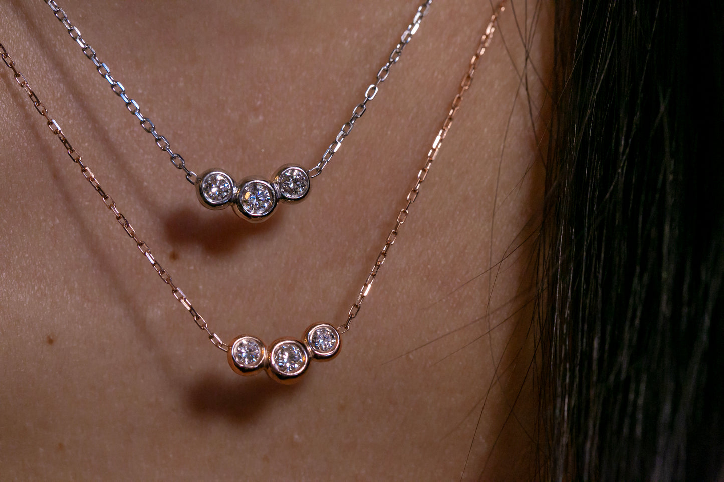 Mini Bubbly Diamond Necklace