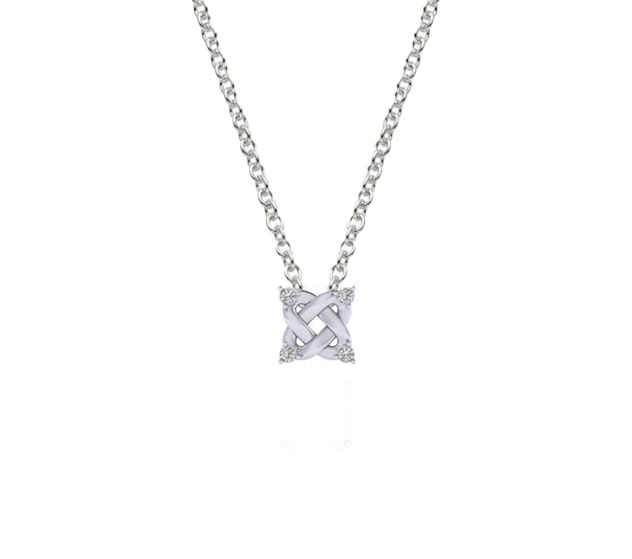 VHL Alliance Pendant in Certified Lab Grown Diamonds, Medium