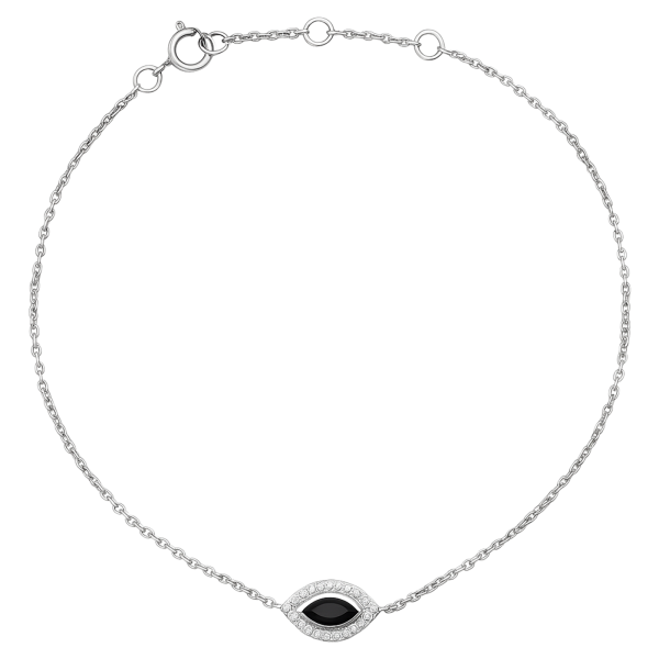 Evil Eye Diamond And Sapphire Bracelet