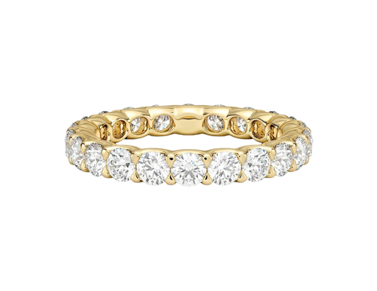Diamond Eternity Ring in 18kt Solid Yellow Gold